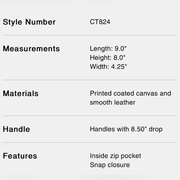 Coach Small city tote with stripes - Picture 2 of 2